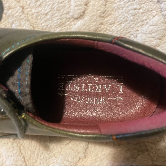 L'ARTISTE Olive Lace-Up Shoes 41 Danli-Grym like new - Picture 9 of 12